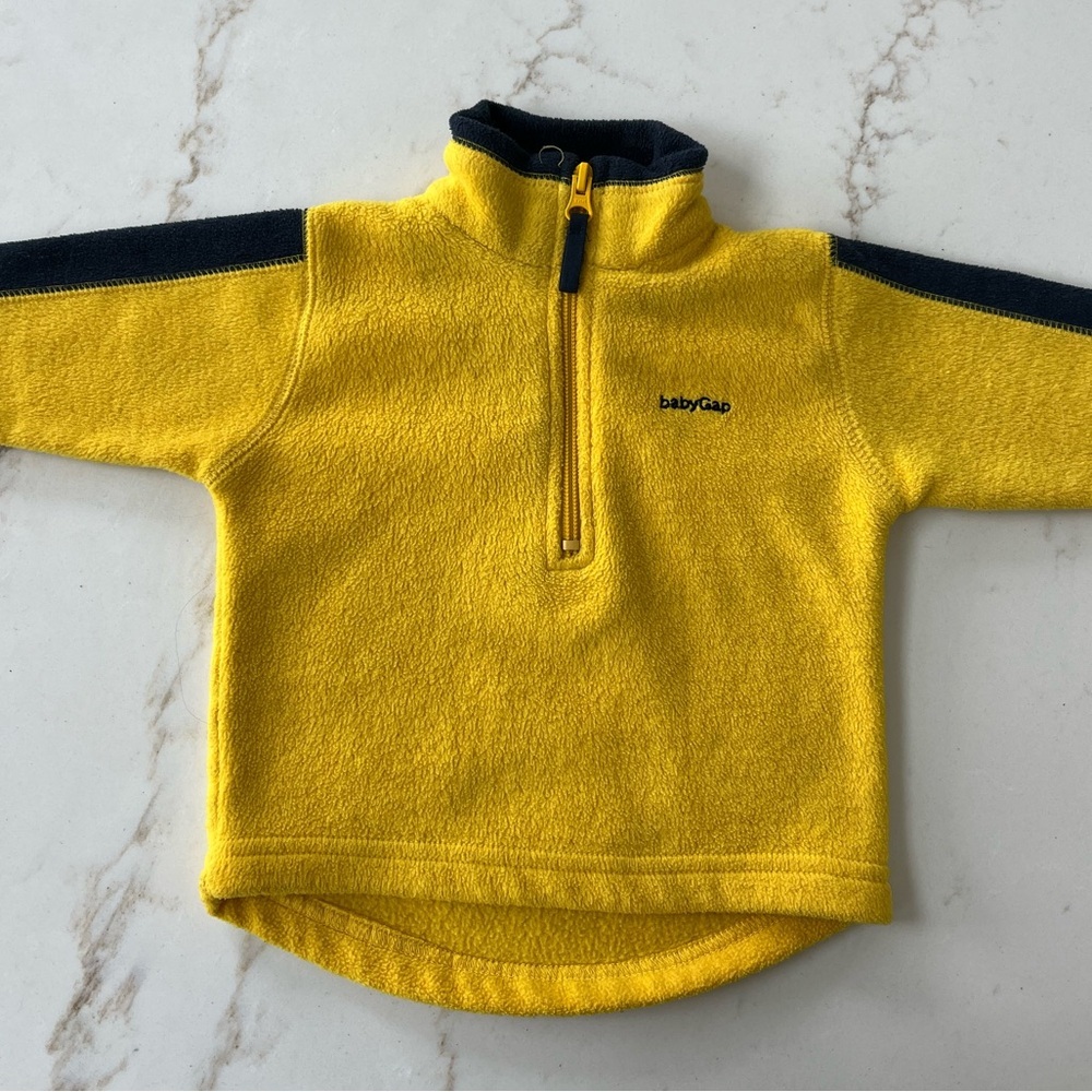 BabyGap Yellow Fleece Pullover